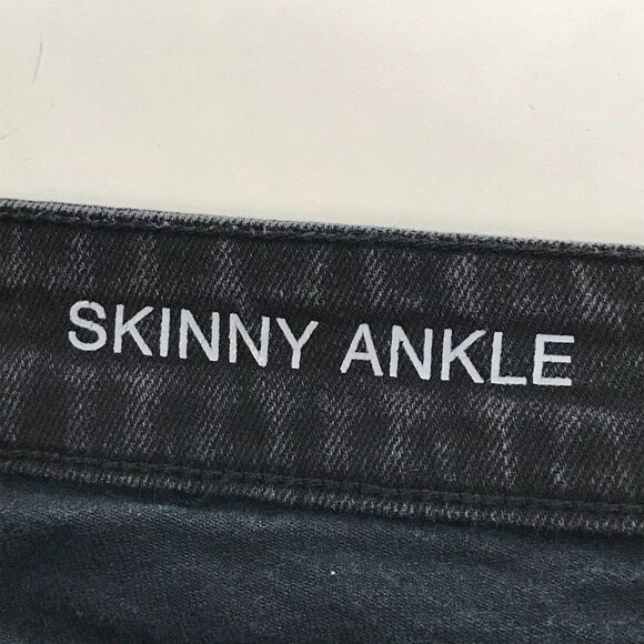 a.n.a Skinny Ankle Stretch Denim Jeans Women's Plus 24W Black High Rise Casual - Picture 9 of 11